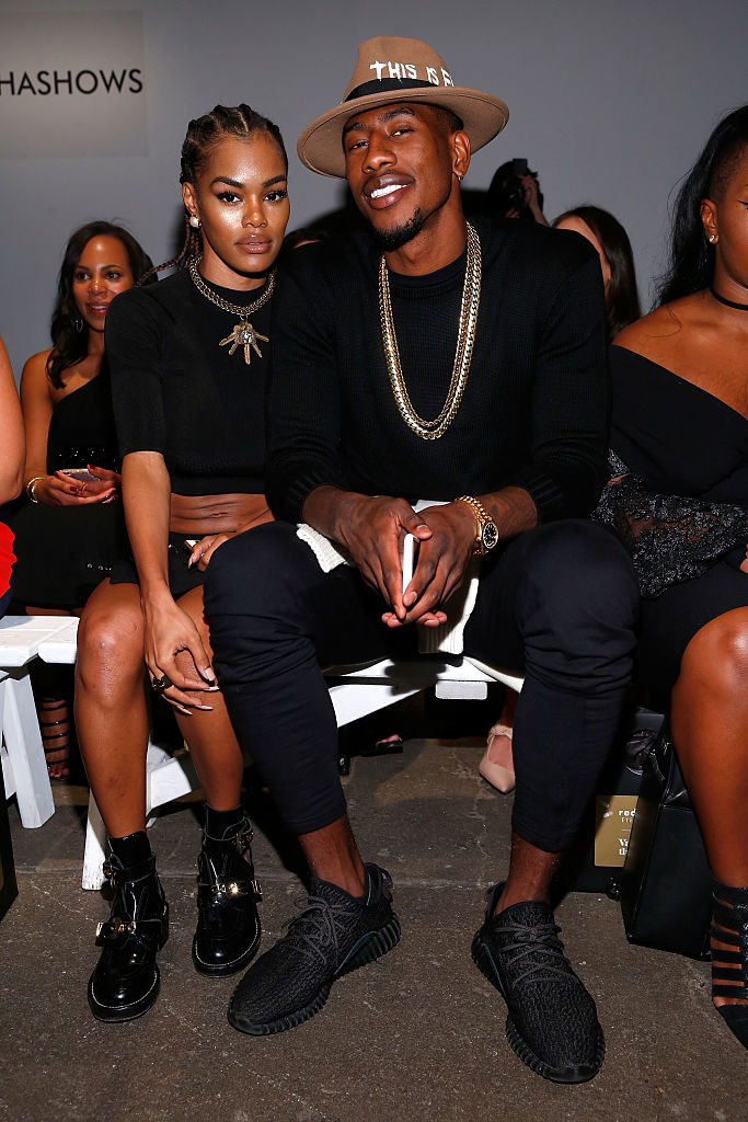 Teyana Taylor and Iman Shumpert at the Nolcha Shows, 2017