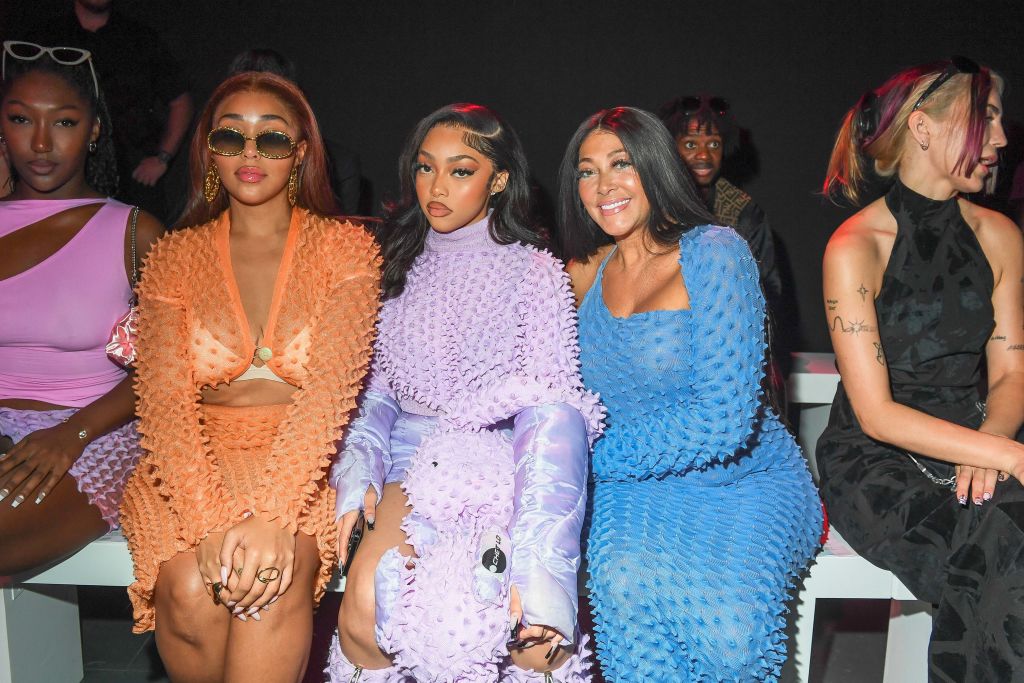 Jordyn woods and family Chet Lo - Front Row - London Fashion Week September 2023