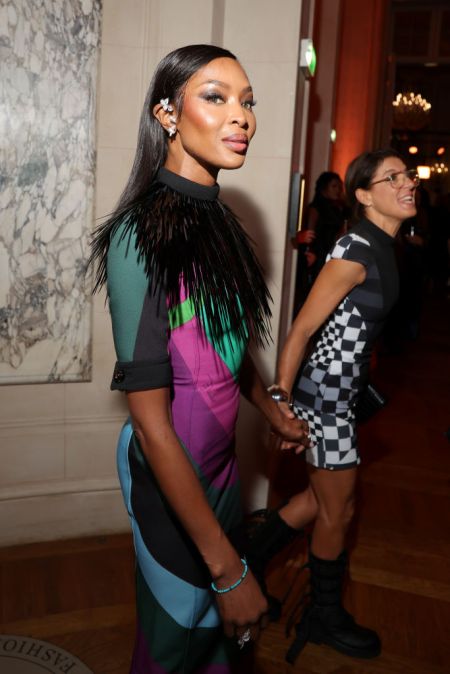 Naomi Campbell and Camille Miceli