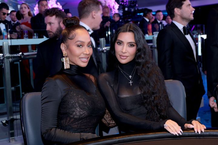 La La Anthony and Kim Kardashian
