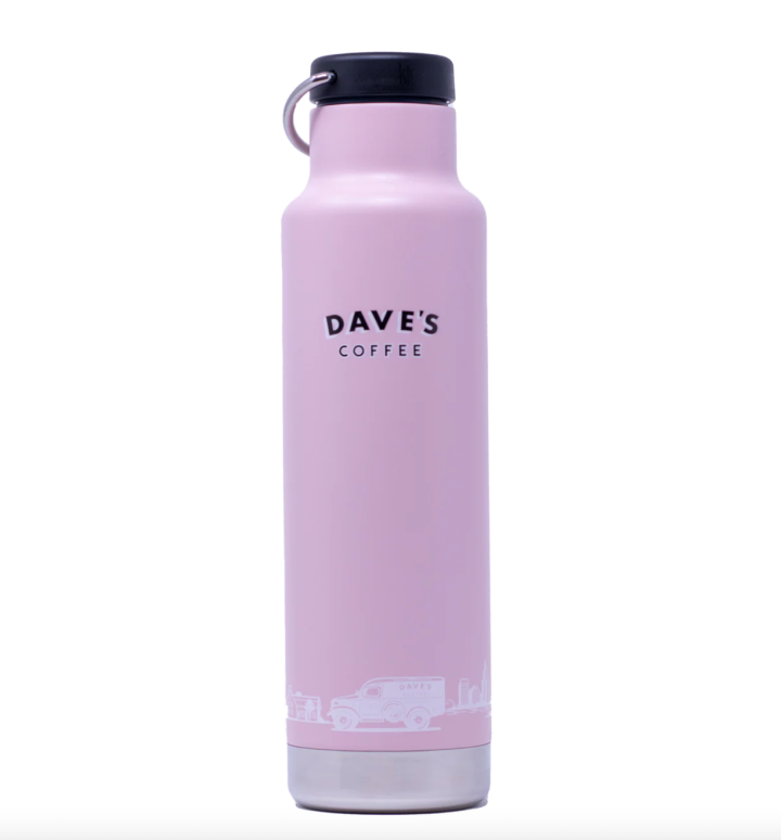 Dave's Coffee Limited Edition Breast Cancer Awareness Bottle
