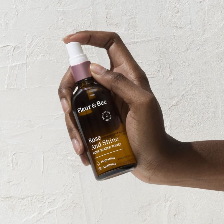 Fleur & Bee Rosewater Toner | 100% Vegan & Cruelty Free | Hydrating Rose Water Spray Mist