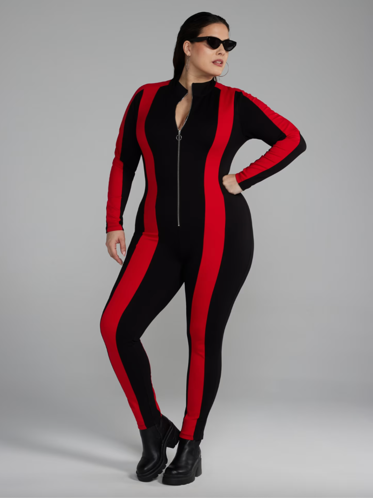 Channel Harley Quinn In This Fashion To Figure Jumpsuit