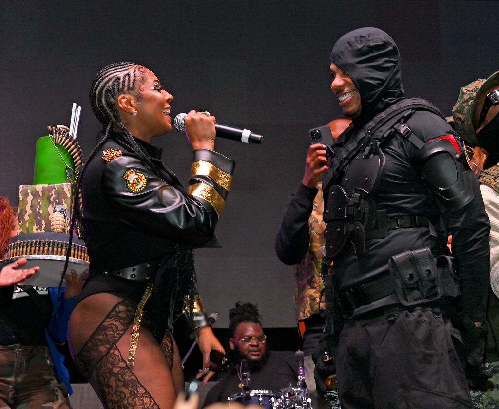 black couples, Nelly's Halloween Birthday Celebration