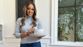 Tia Mowry Dishes On Affordable Holiday Hosting Ideas, Holiday Favs, And More