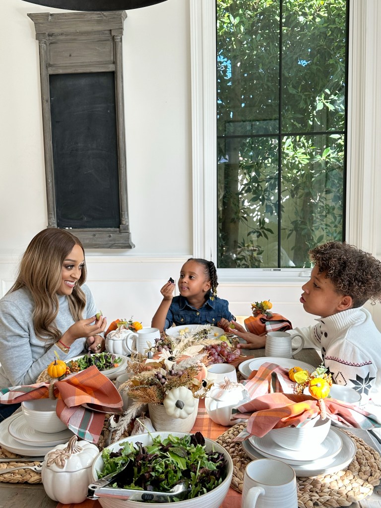 Tia Mowry Dishes On Affordable Holiday Hosting Ideas, Holiday Favs, And More