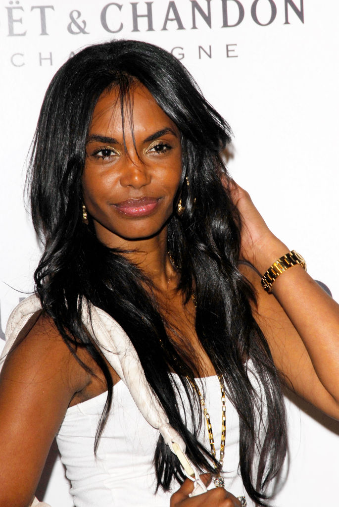 Kim Porter at Kanye West's 30th Birthday Party