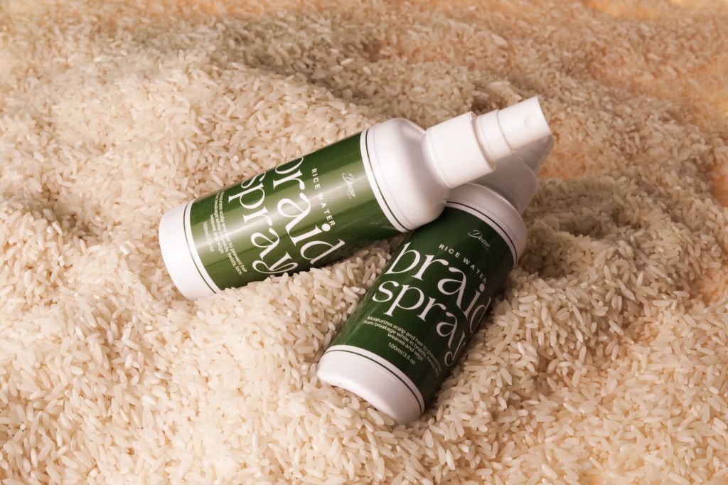 Dosso Beauty's Rice Water Braid Spray