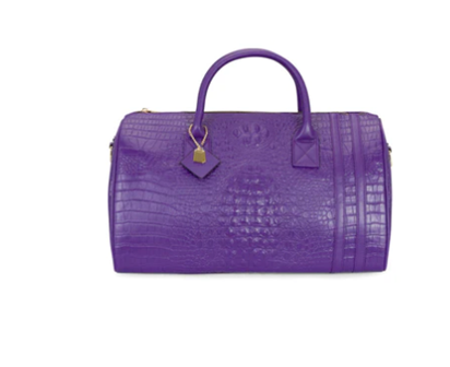 Purple Tote Duffle Bag