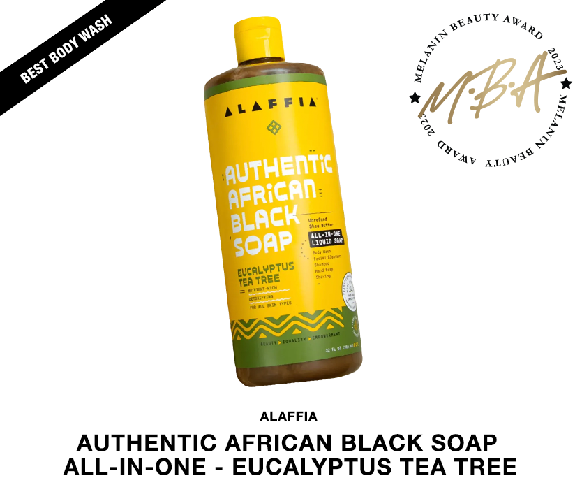 Alaffia – Authentic African Black Soap All-In-One – Eucalyptus Tea Tree