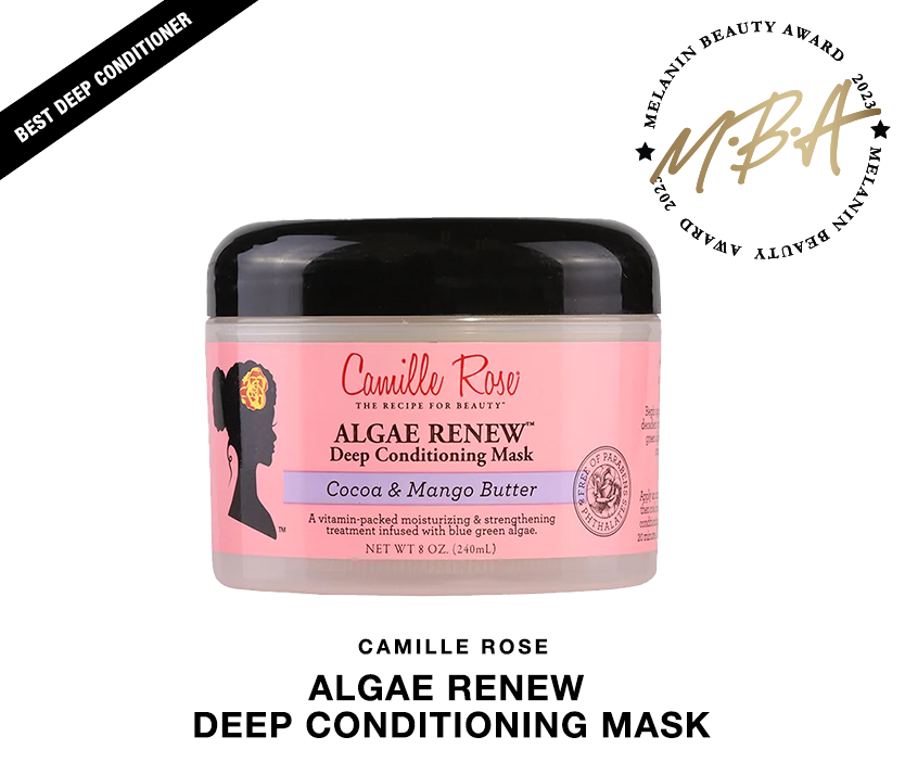 Camille Rose Algae Renew Deep Conditioning Mask. Zoomed out.