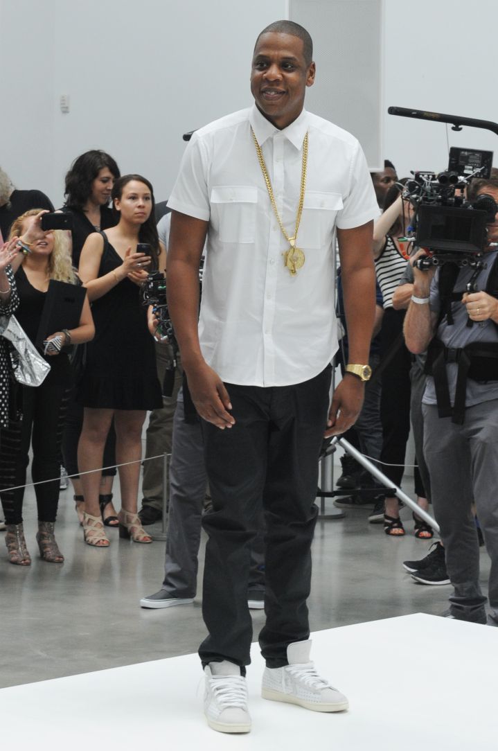 Jay-Z in White and Black