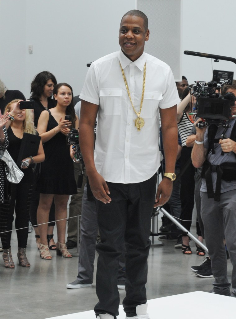 Jay-Z in White and Black