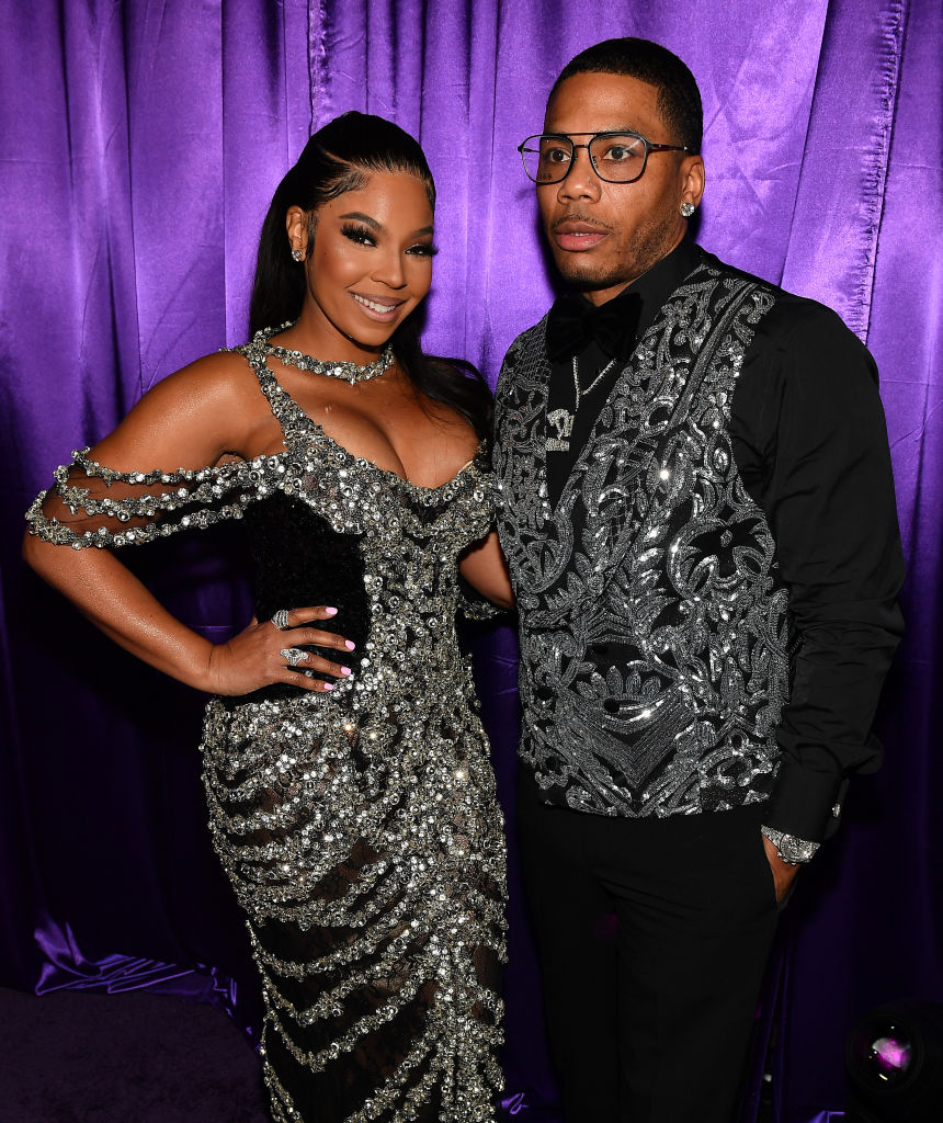 Ashanti Rocks Nelly’s Name On Her Jersey During A Recent Performance