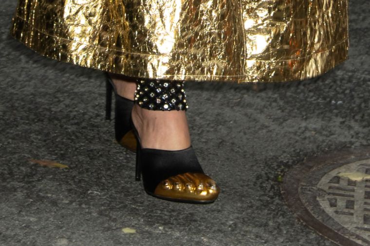 When Nicki steps on necks - literally.