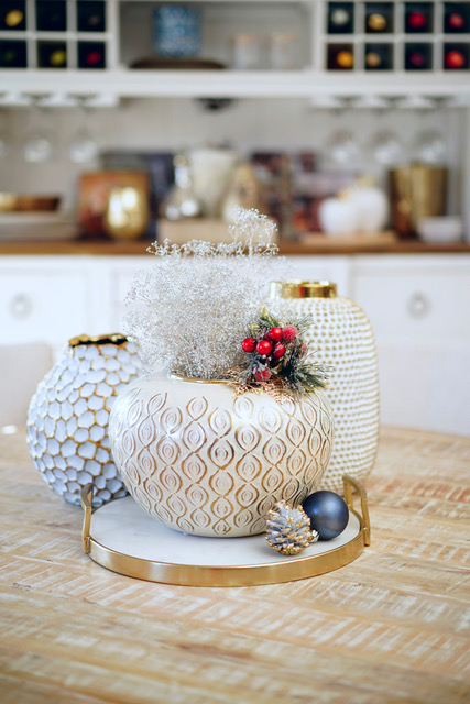 Metallic Florals Are The Glam Your Holiday Decor Is Missing According To Designer Tachic Hickman-Piazza