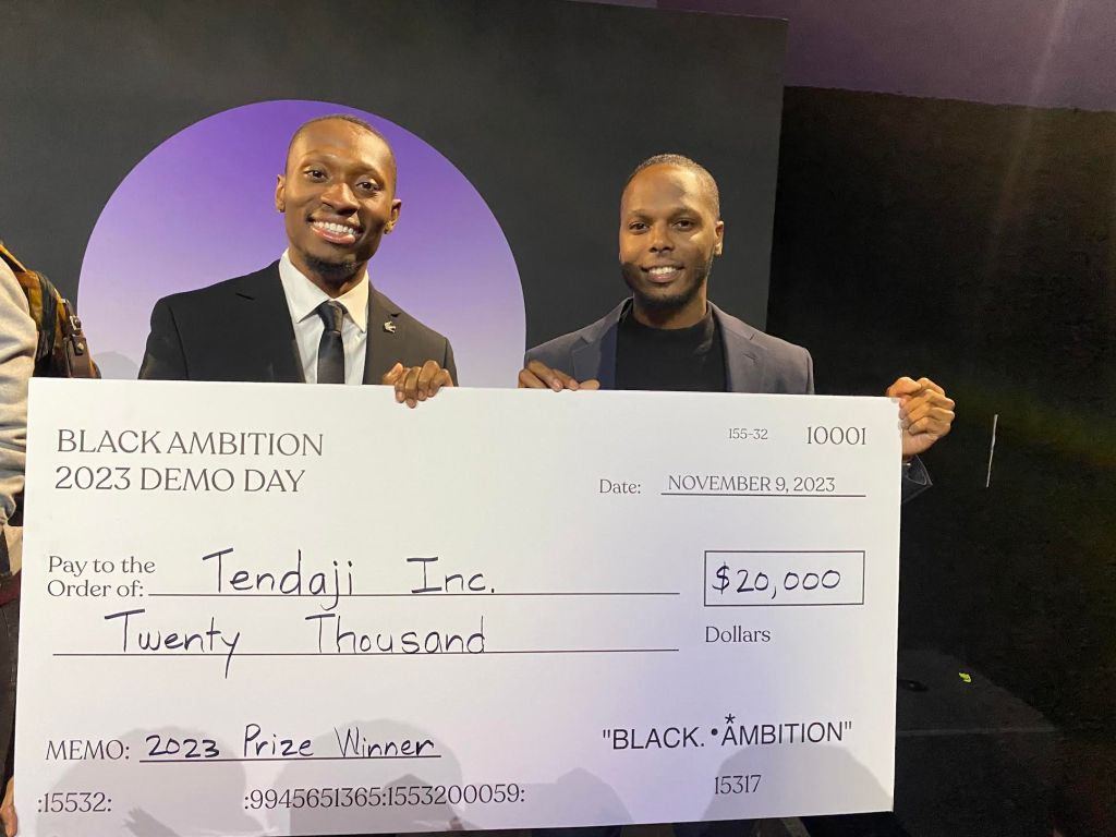 Tendaji Inc. awarded at Black Ambition's 3rd Annual Demo Day