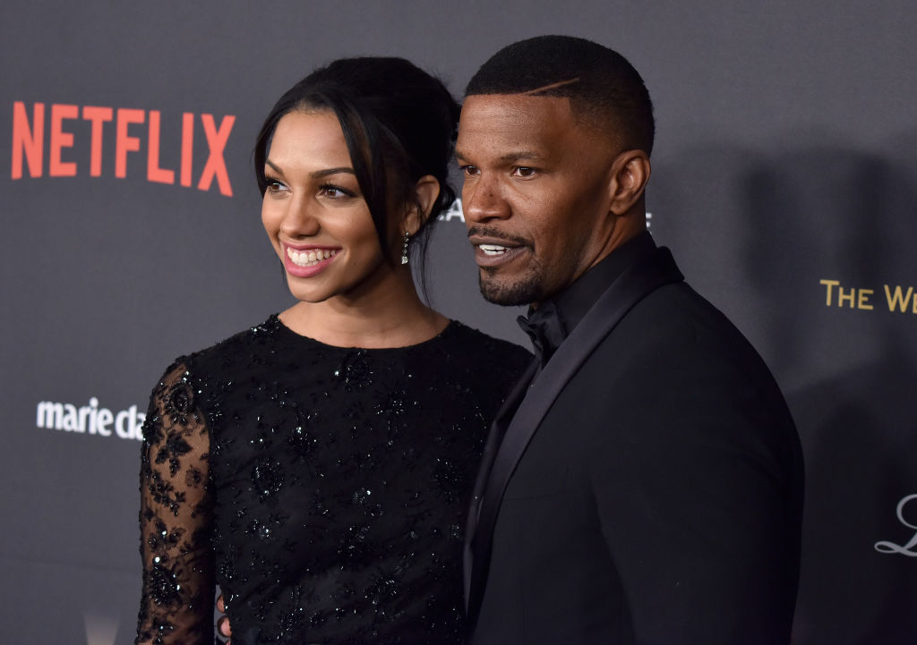 Jamie Foxx Corinne The Weinstein Company and Netflix Golden Globe After Party, Arrivals, Los Angeles, America - 10 Jan 2016