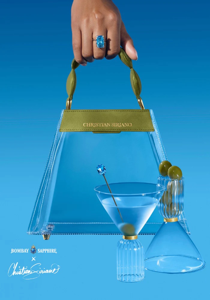 BOMBAY SAPPHIRE X CHRISTIAN SIRIANO HANDBAG