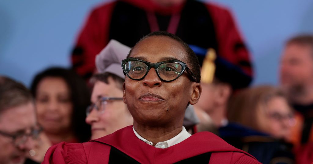 claudine gay 372nd Commencement at Harvard University