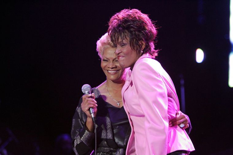 Dionne Warwick and Whitney Houston