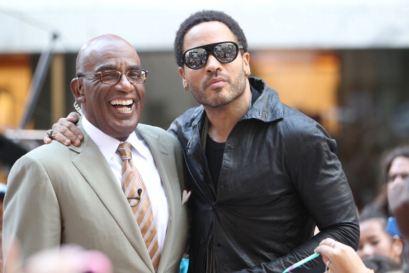 Al Roker and Lenny Kravitz