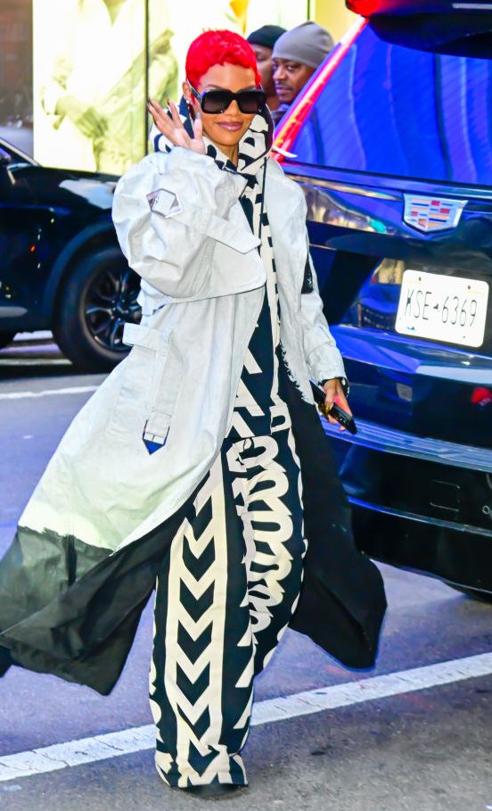 teyana taylor hair Celebrity Sightings In New York City - January 08, 2024