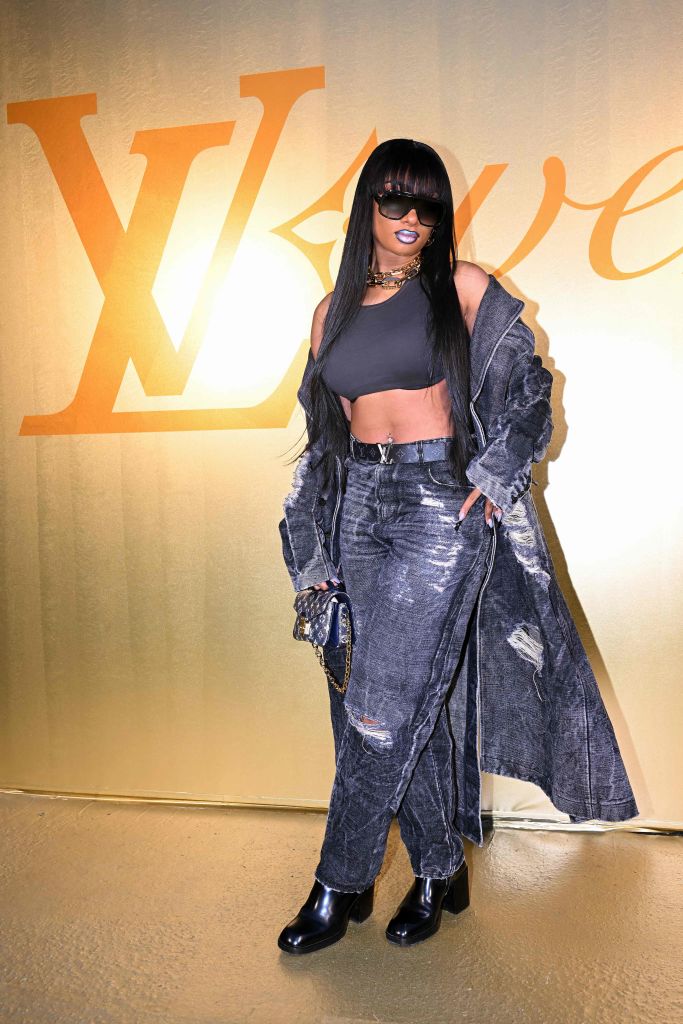 Stylish Denim Streetwear At Louis Vuitton
