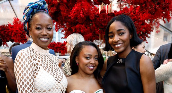 Red Carpet Rundown: Erika Alexander, Fantasia Barrino, And Quinta Brunson Have Tea With The British Academy of Film and Television Arts