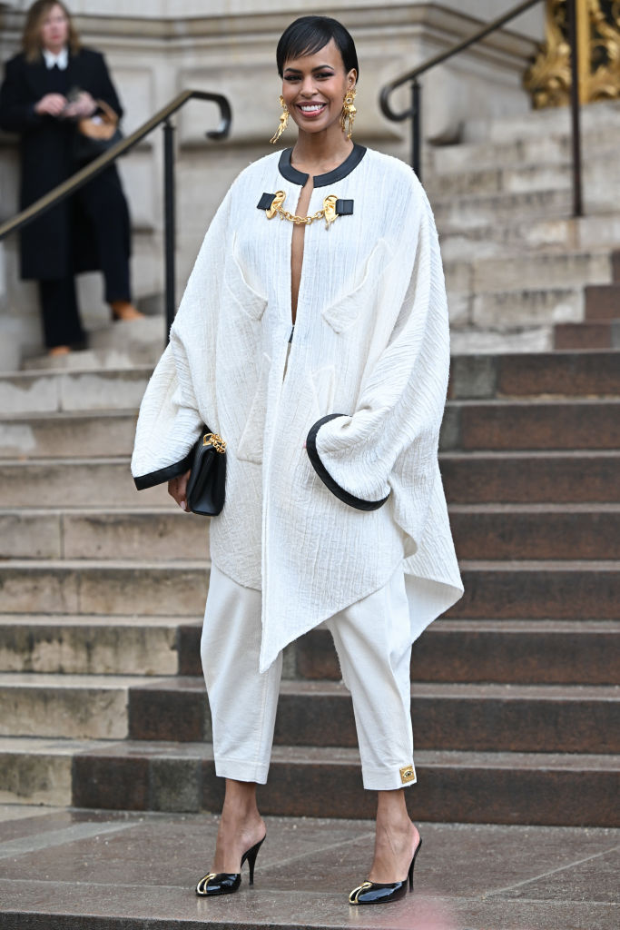 Schiaparelli : Outside Arrivals - Paris Fashion Week - Haute Couture Spring/Summer 2024