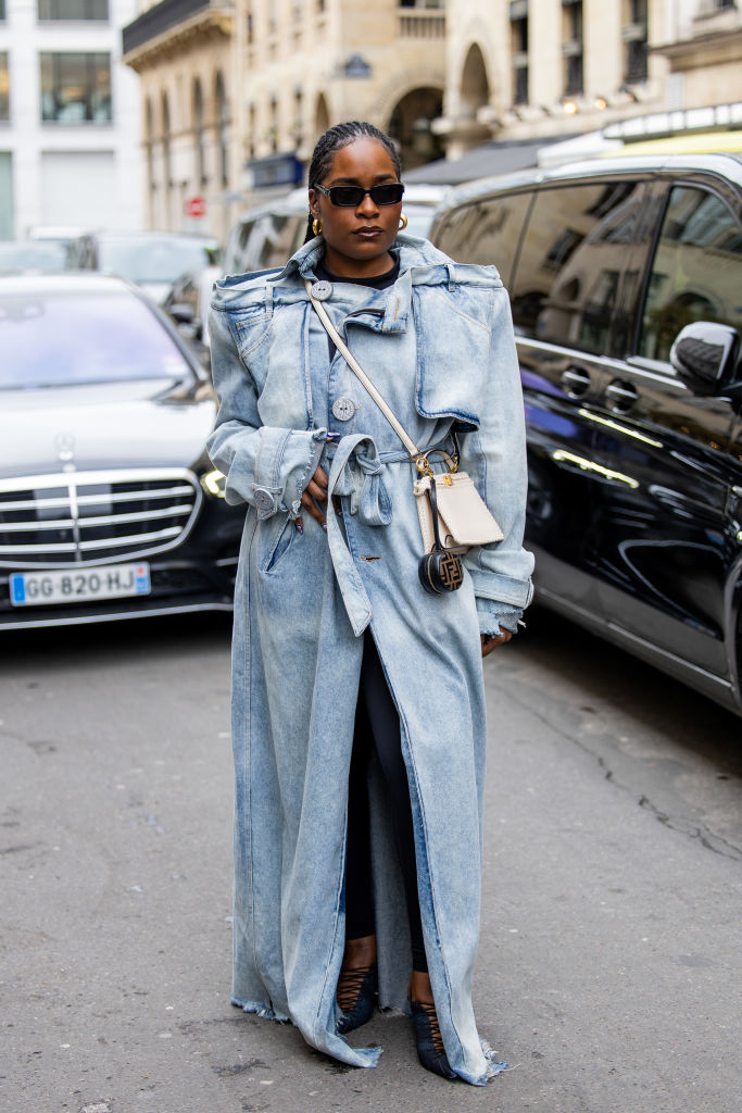 Funky Denim Trench
