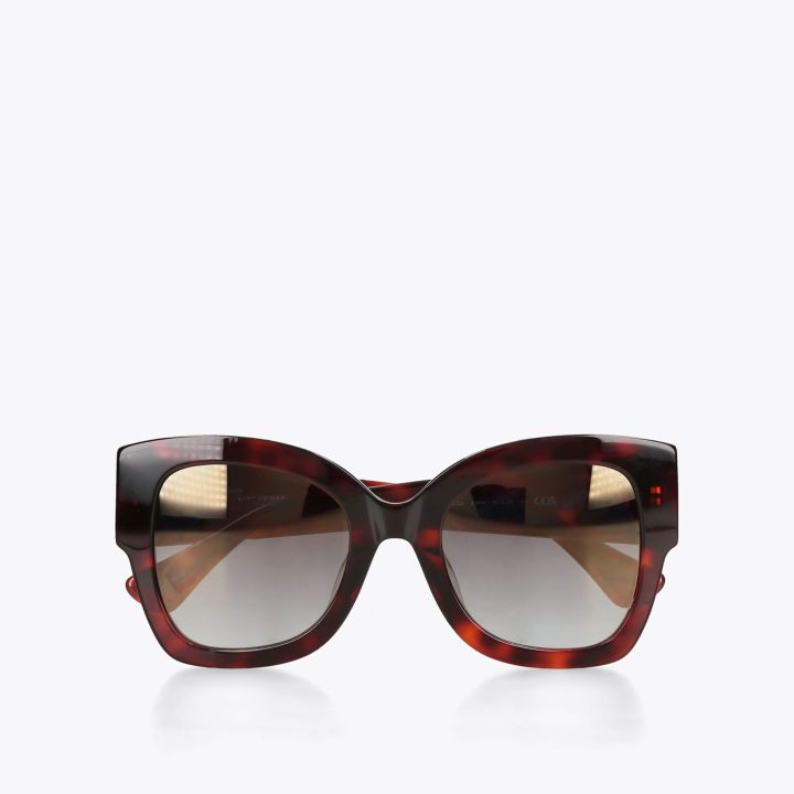 Evil Eye Square Butterfly Brown Sunglasses