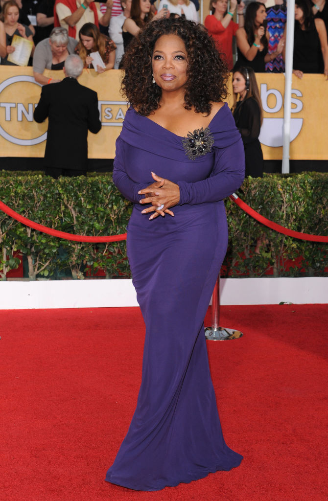 Oprah at the 20th Annual Screen Actors Guild Awards