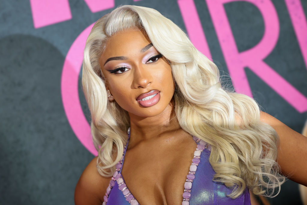 Megan Thee Stallion at the "Mean Girls" New York red carpet Premiere