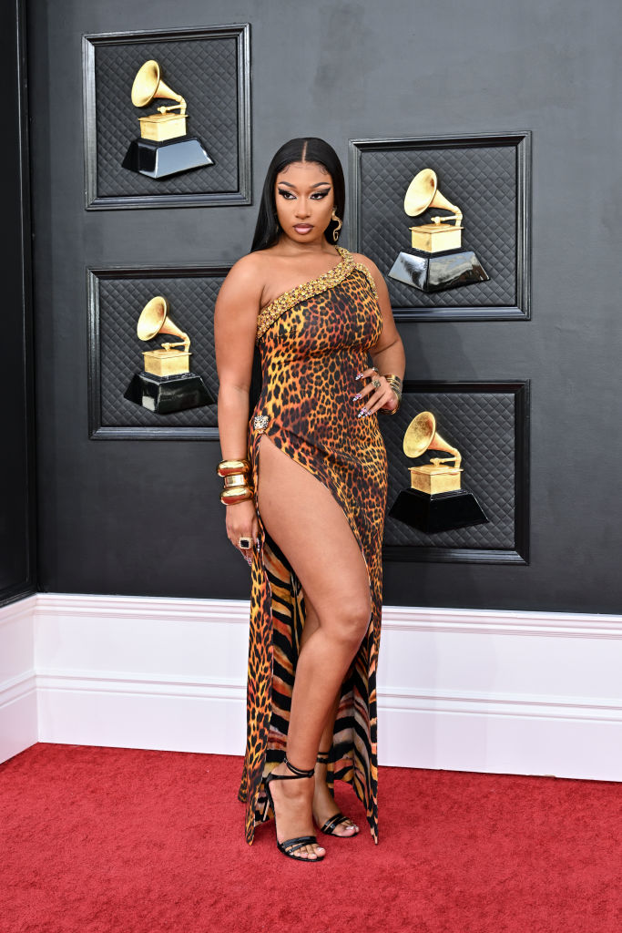 Megan Thee Stallion at the 64th Annual Grammy Awards