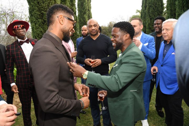 Usher, Kevin Hart, and Dapper Dan bring their suit game.
