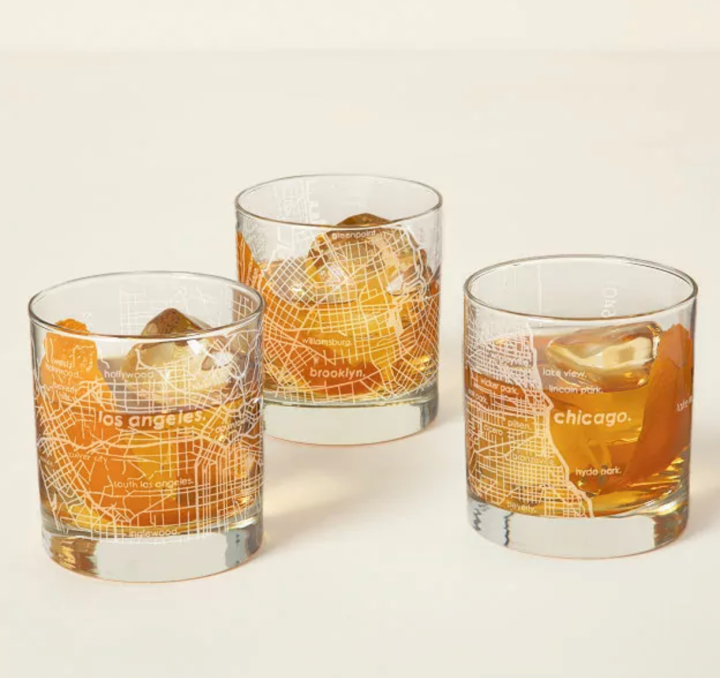 Uncommon Goods Urban Map Glass