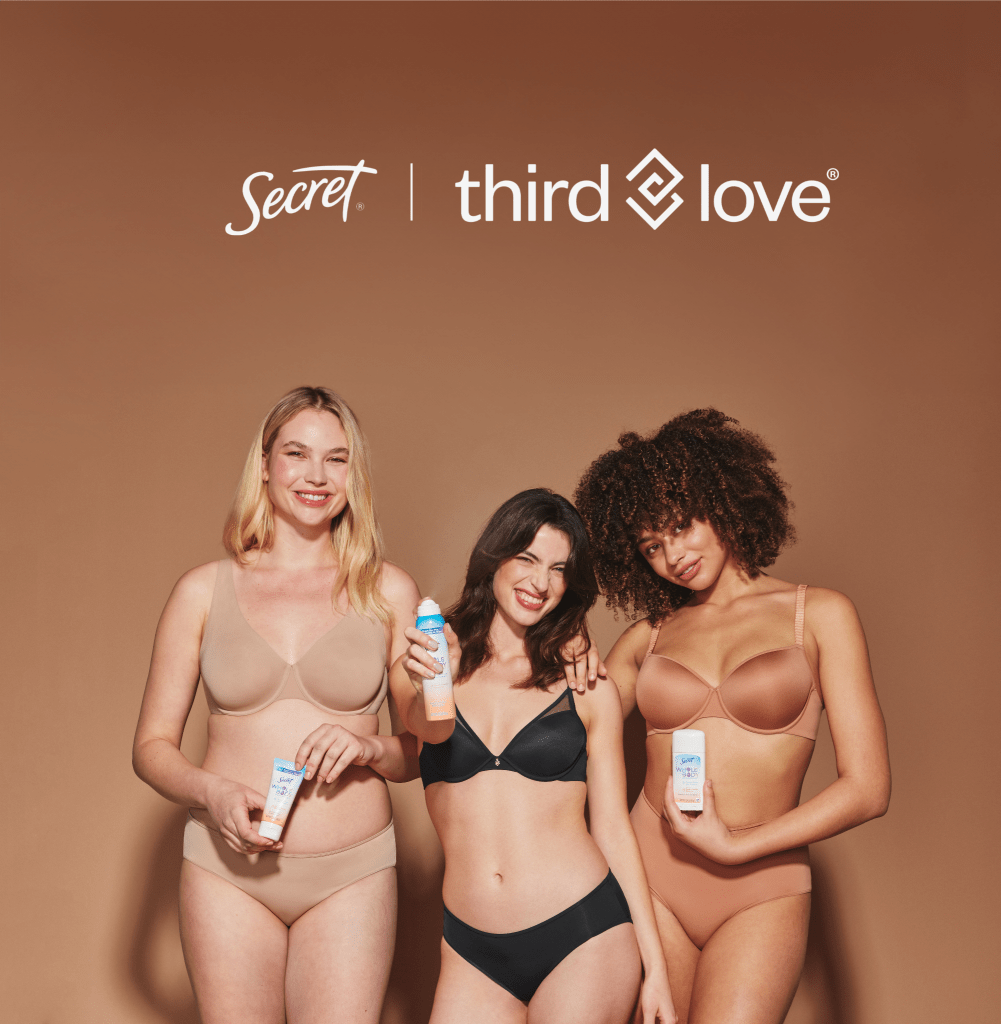 Secret Deodorant whole body deodorant X third Love event