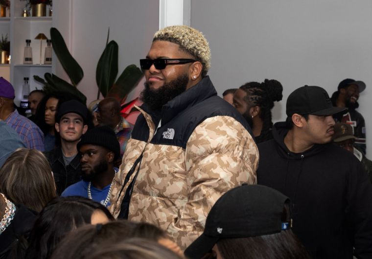 Druski gets the party going.