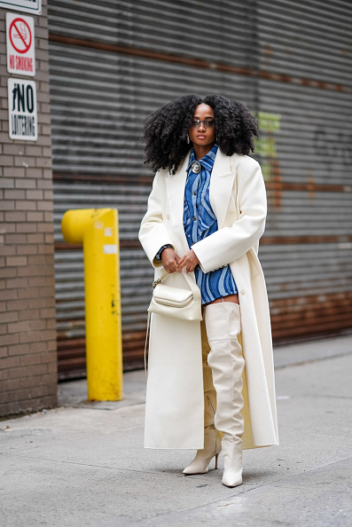 Statement Coat: Winter White