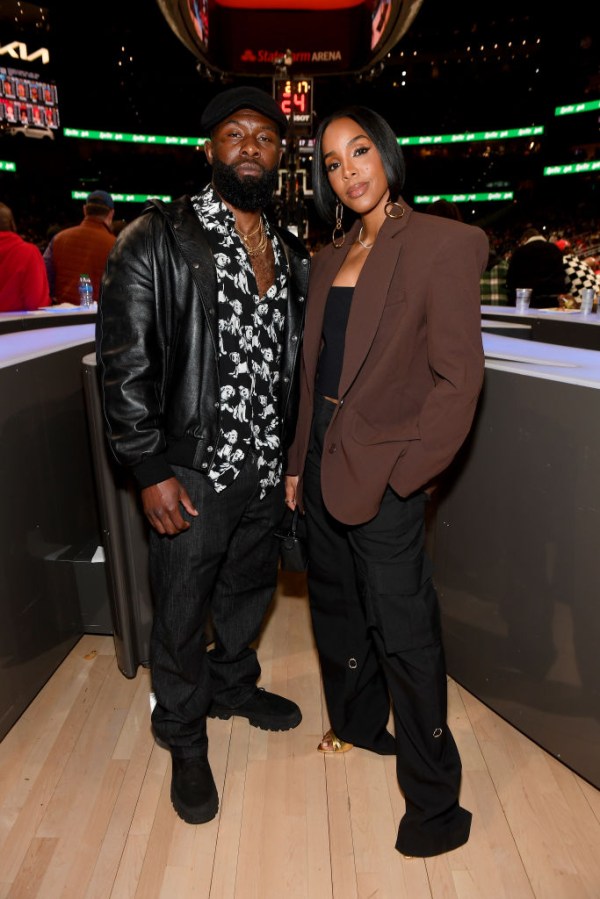 Celebrities Attend Chicago Bulls v Atlanta Hawks