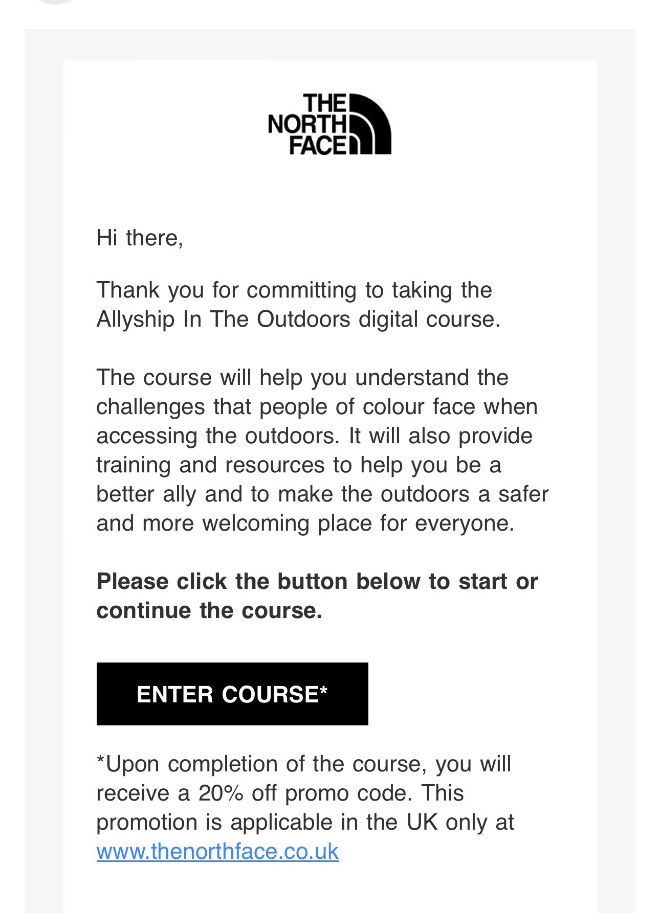 The North Face Is Offering UK Customers A Discount For Taking A 'Race Course' - And Not Everyone Is Happy About It