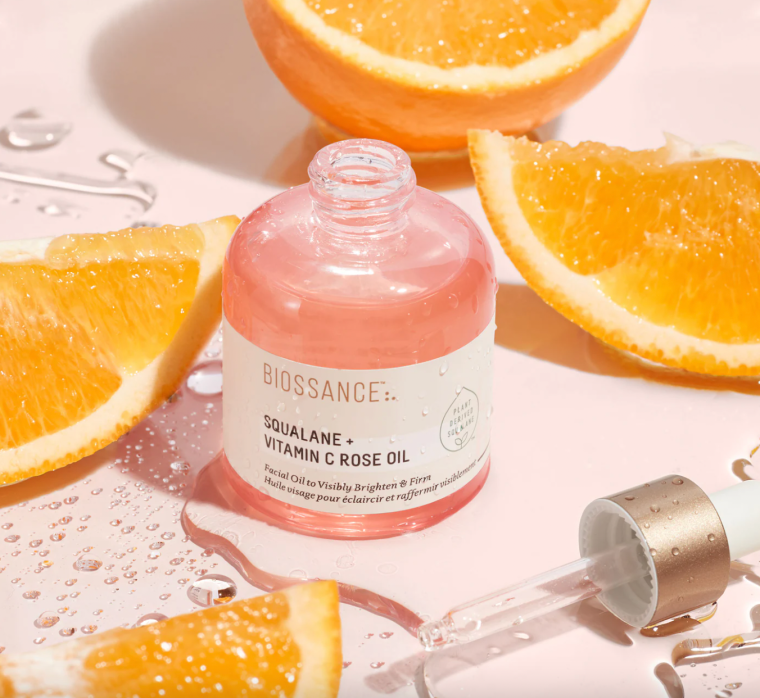 Biossance Squalane + Vitamin C Rose Firming Oil
