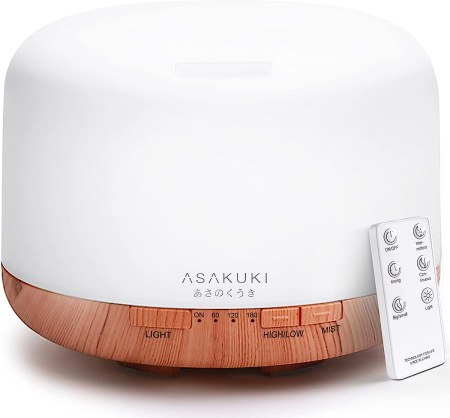 ASAKUKI 500ml Premium, Essential Oil Diffuser with Remote Control