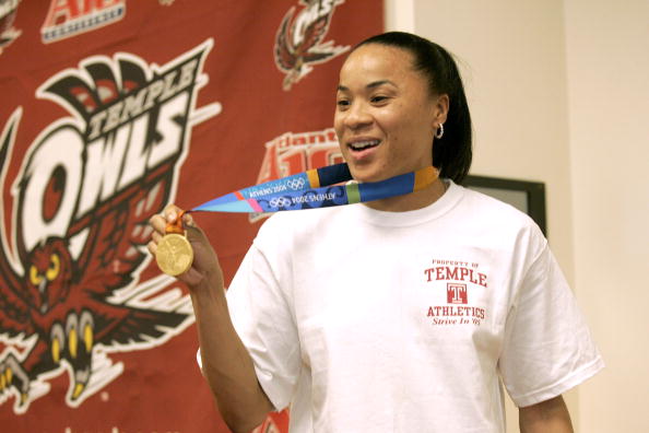 Athens 2004 Olympic Games - Dawn Staley Of The United States Basketball Team Welcomed Home