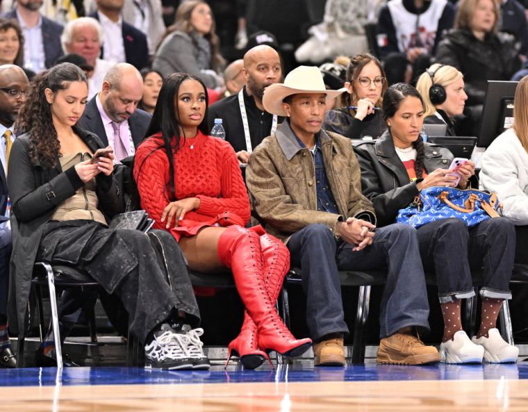Coco Jones and Pharrell Williams