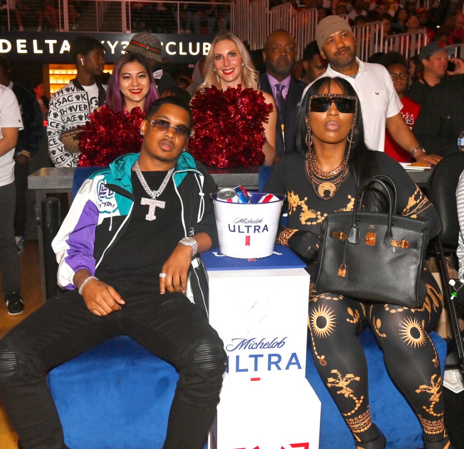 Celebrities Attend Memphis Grizzlies v Atlanta Hawks