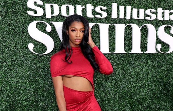 angel reese 2023 Sports Illustrated Swimsuit Issue Launch