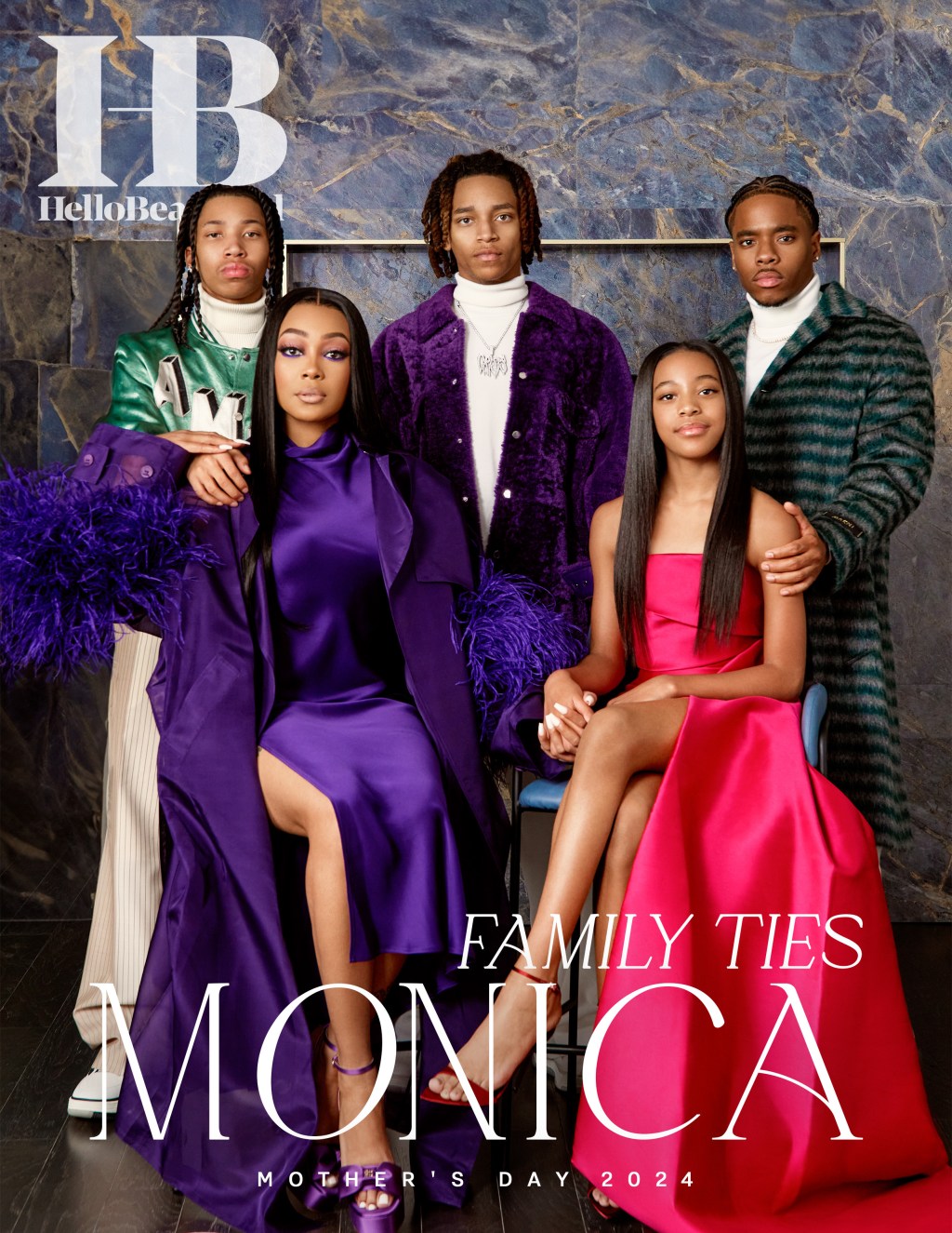 Monica 2024 HelloBeautiful May Mother’s Day Cover