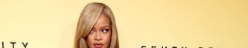 Rihanna Celebrates New Fenty Beauty Soft'Lit Foundation in LA